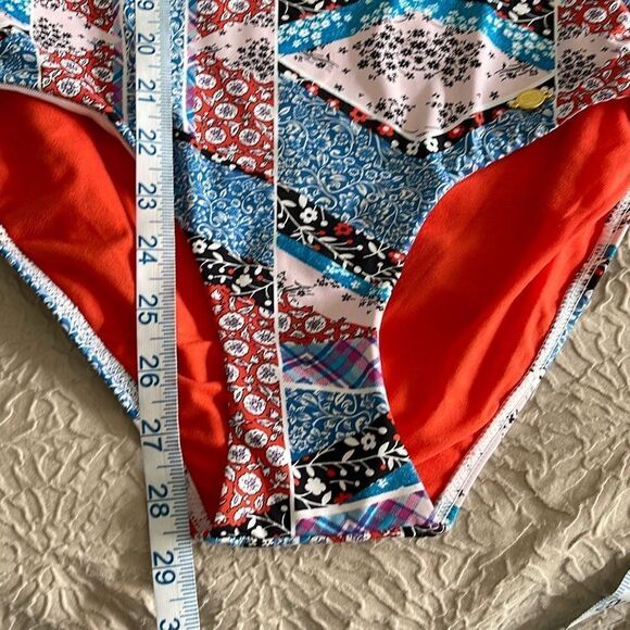 Sunseeker Australia Women's One Piece Swimsuit Blue White Red Patchwork 
Bohemia - Picture 10 of 11